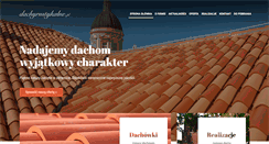 Desktop Screenshot of dachyrustykalne.pl